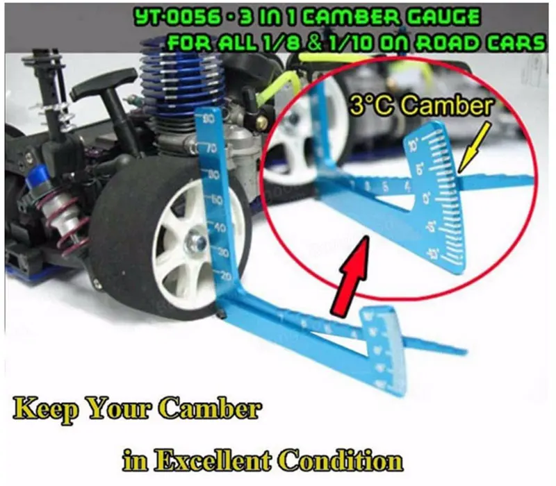 LNL RC Adjustable ruler adjusting the car height &amp wheel Rim camber at 15 degrees | Игрушки и хобби
