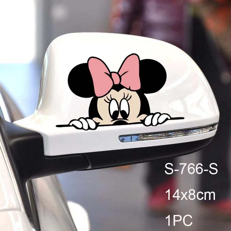 【Mary DAI Store】Sticker Car Body Side Decal Big Size Cute Mickey Mouse Pattern Vinyl Truck Vehicle Full Body Car Styling.