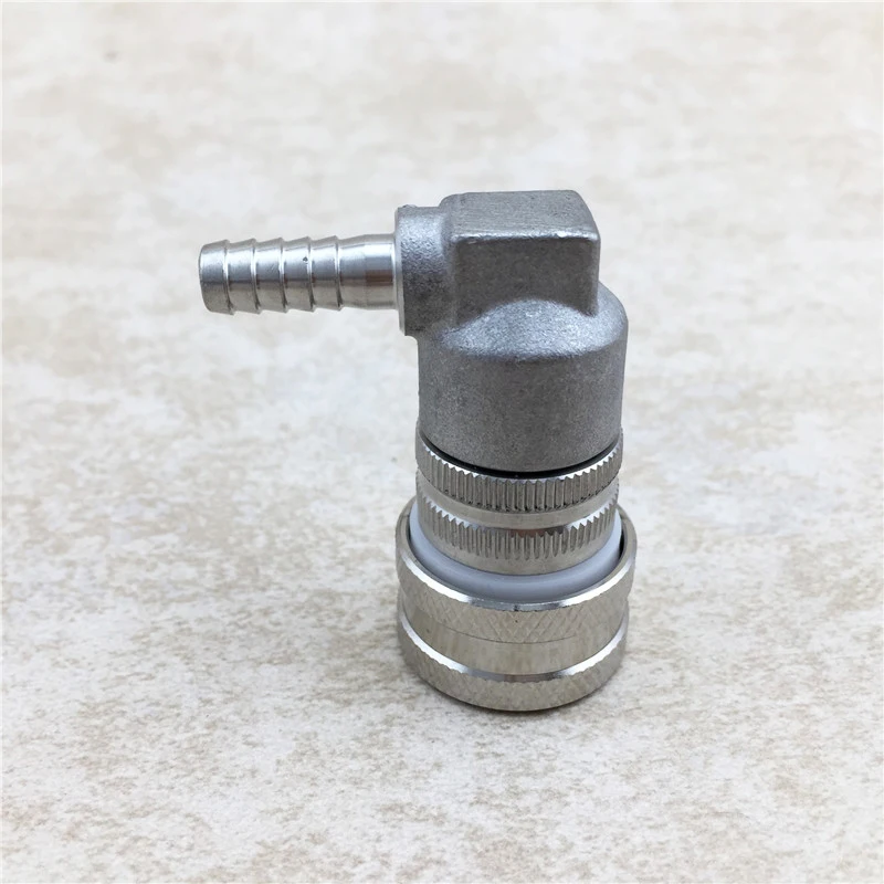 Beer Brewing Carbonation Cap w 516 Barb & Cornelius Keg Ball Lock Disconnect for homebrew cornelius keg (1)