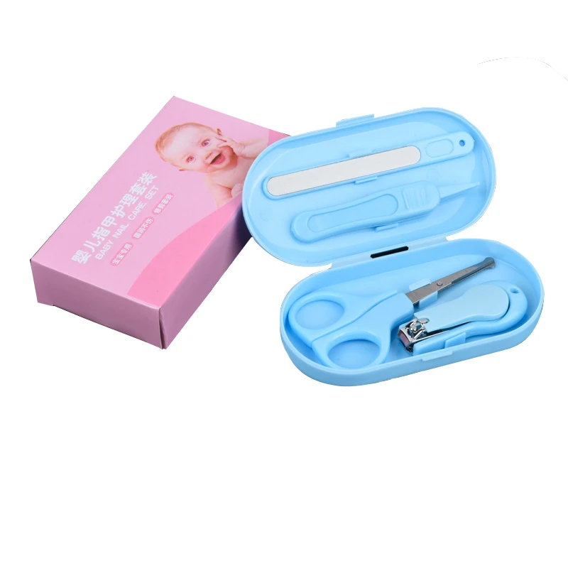 4PCS Baby Nail Clipper Healthcare Kits Finger Trimmer Scissors Tweezer Pedicure Nails Cutters Kids Care Tools Set Storage Box 4PCS Baby Nail Clipper Healthcare Kits Finger Trimmer Scissors Tweezer Pedicure Nails Cutters Kids Care Tools Set Storage Box