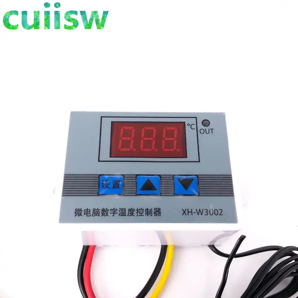 W3002 Digital Temperature Controller 10A Thermostat Control Switch w// Probe