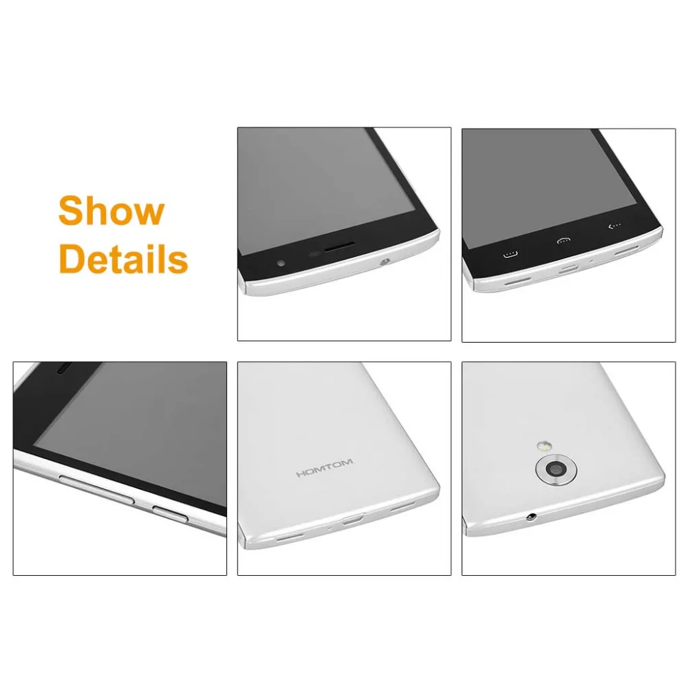Оригинальный HOMTOM HT7 PRO 5 &quotHD 1280*720 Смартфон Android 1 Quad core Мобильный телефон MTK6735 2 ГБ + 16