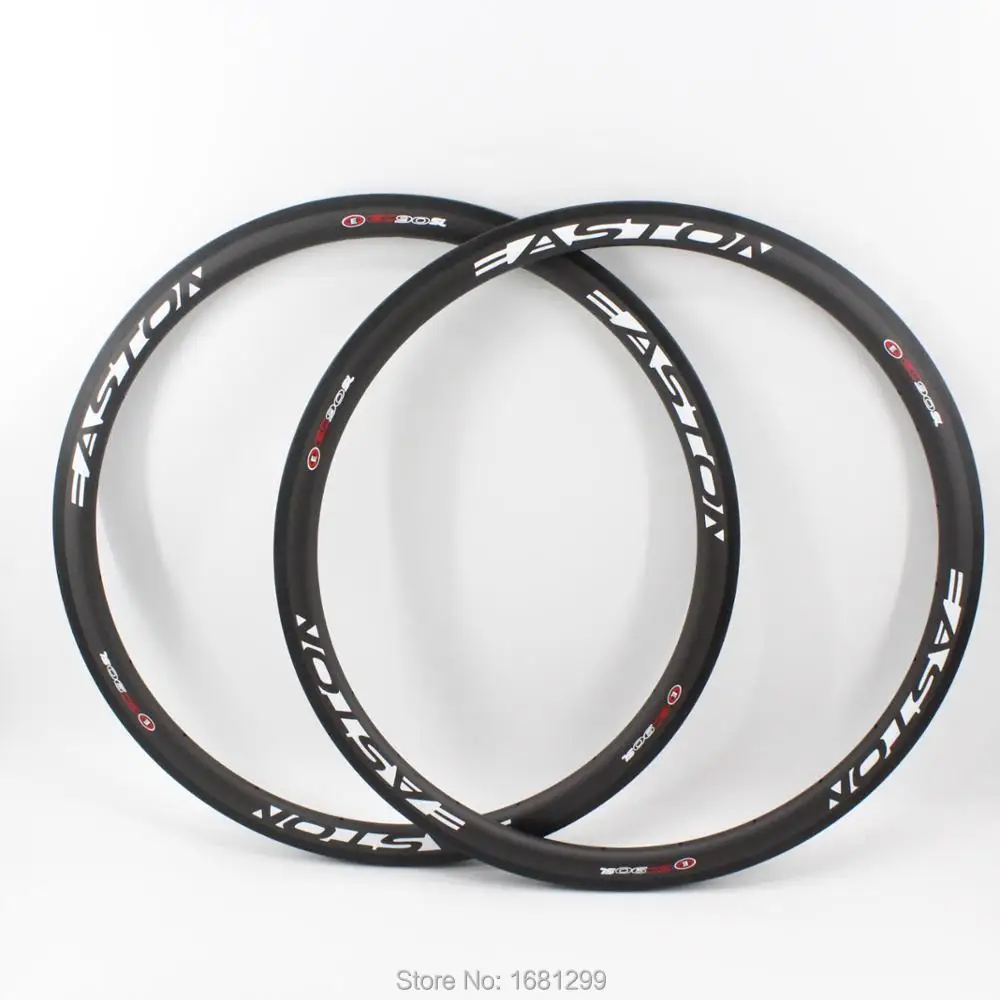 2Pcs Brand New 700C Road Bicycle 38mm Bike Wheels Matt UD Full Carbon Rim Tubular Basalt