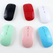 Беспроводной Мышь мыши тонкий воздуха Мышь Беспроводной для ПК, ноутбука, настольного компьютера 1600 Точек на дюйм USB оптическая 2,4 ГГц приемник FV1