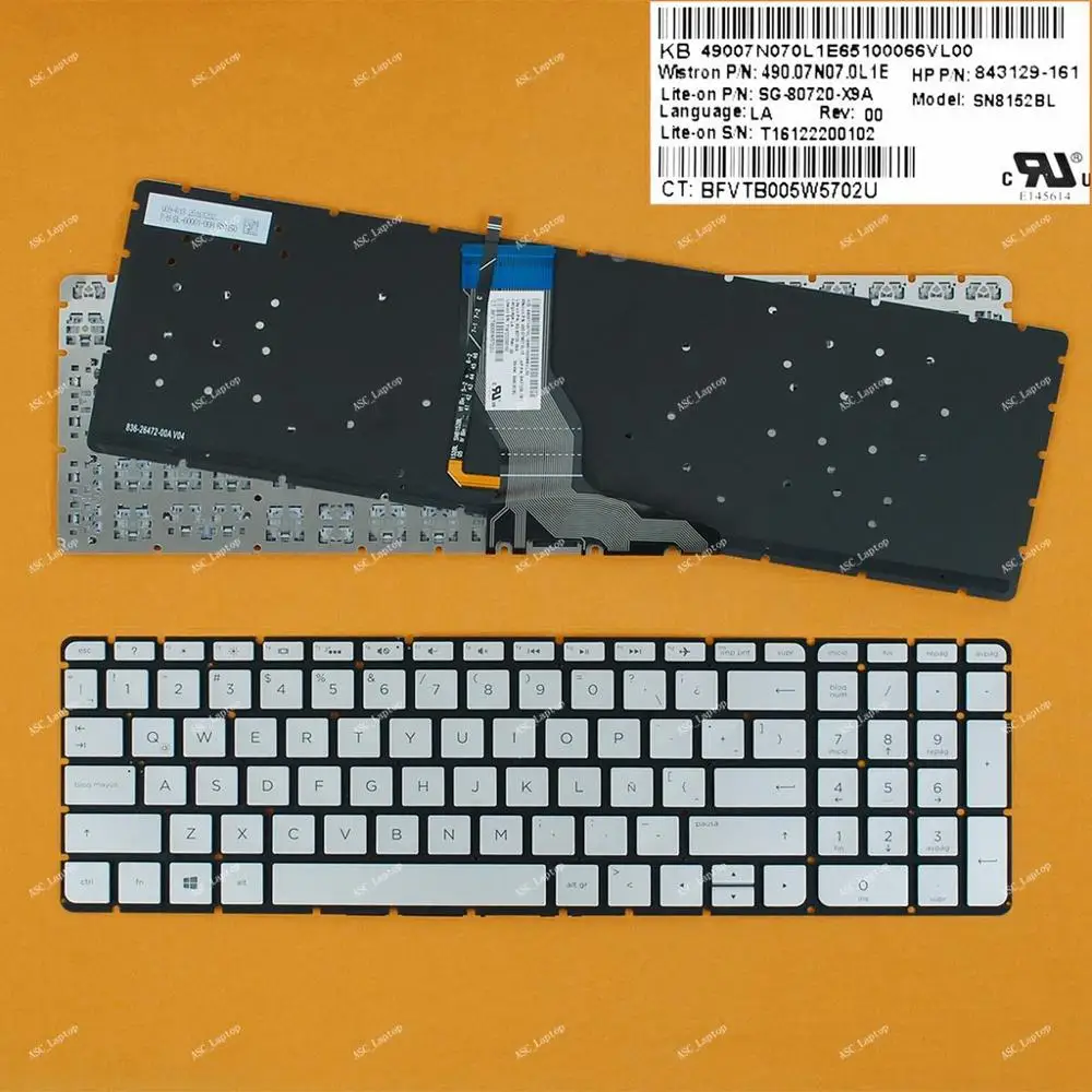 Teclado Español Latino para ordenador portátil, accesorio para HP 15 bc000 15 bc002ns 15 bc003ns 17 ab204ns 17 ab205ns, retroiluminado, sin marco, nuevo|Teclados de repuesto| - AliExpress Teclado Español Latino para ordenador portátil, accesorio para HP 15 bc000 15 bc002ns 15 bc003ns 17 ab204ns 17 ab205ns, retroiluminado, sin marco, nuevo|Teclados de repuesto| - AliExpress