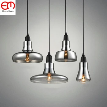 

vintage glass pendant light clear color ,amber color pendant lamps led single pendant lamp restaurant american style CPL0006