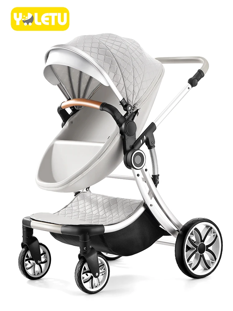 

VOONDO baby stroller folding high landing double-sided shock absorber Aluminum frame Egg-shaped cradle bionic design