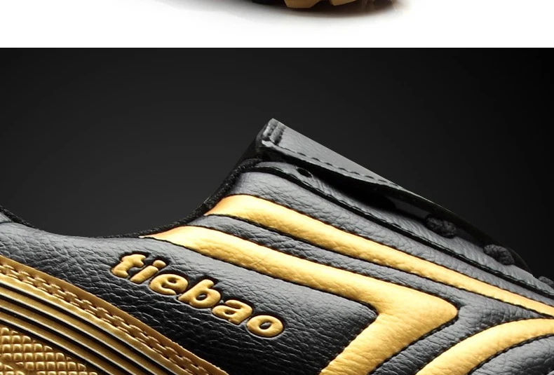 Tiebao profissional meninos meninas futebol sapatos de