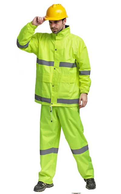 Aliexpress.com : Buy [On sale ] Hi vis workwear work jacket fluorescent yellow waterproof coat 