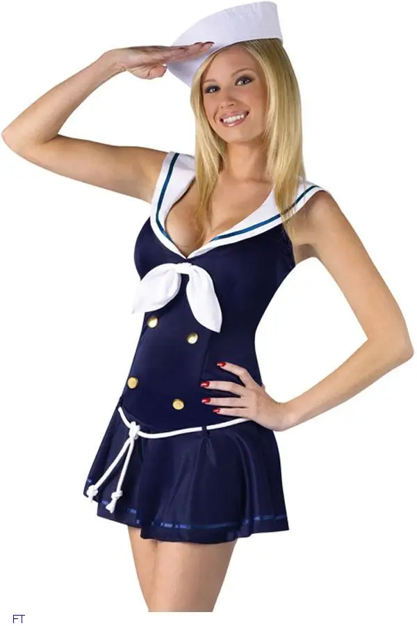 Anchors Away Adult Women Sailor Costume LC8875 | Тематическая одежда и униформа