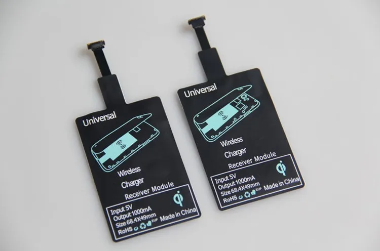 Универсальный Ци Беспроводной chargingcharger приемник для Samsung Xiaomi Huawei Android Micro USB