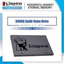 Kingston A400 SSD 120GB 240GB 480GB Внутренний твердотельный накопитель 2,5 дюймов SATA III HDD жесткий диск HD ноутбук PC 120G 240G 480G