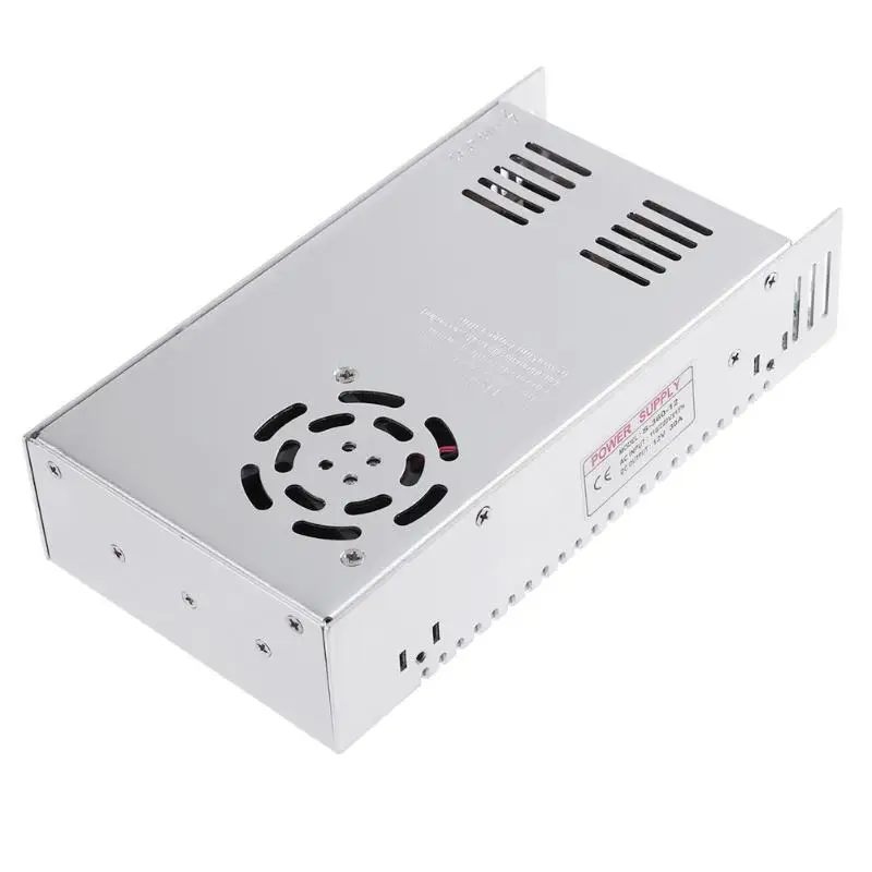 

DC 12V 30A Universal Regulated Switching Power Supply for LED Strip Light Switching Power Supply 50-60HZ 240V/110V