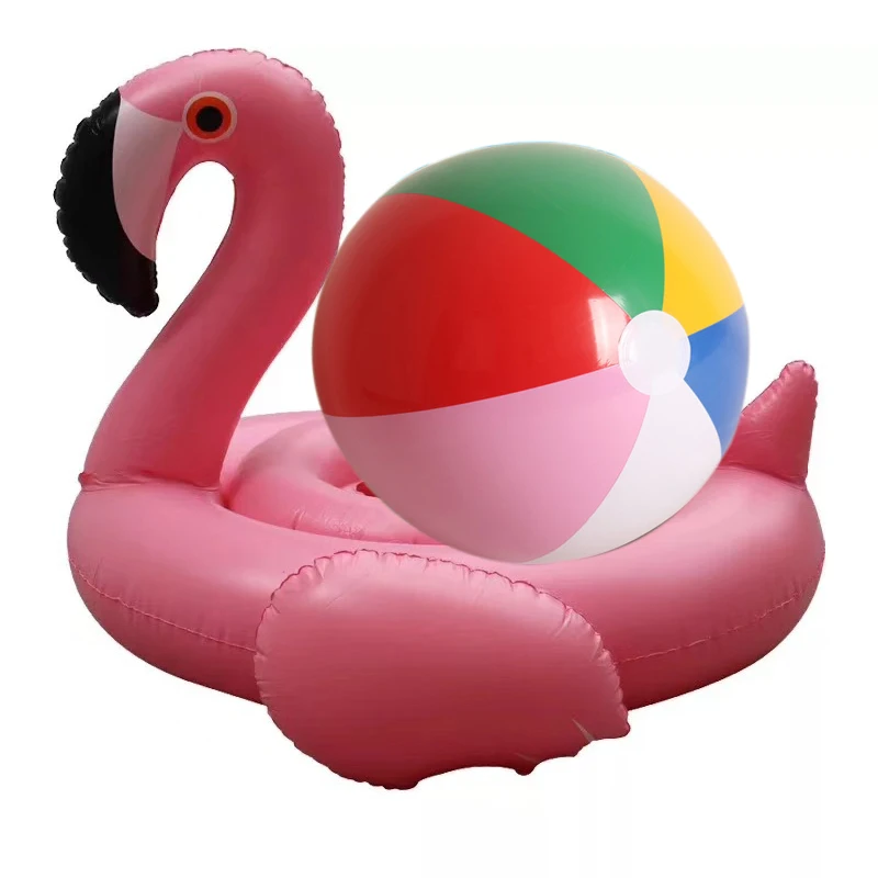 flamingo beach ball