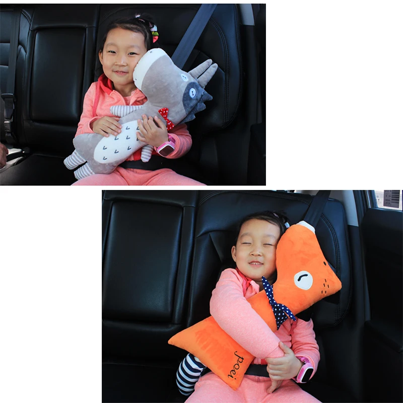 Автомобильный Стайлинг Sefety чехол для ремня безопасности детское плечо милый мультяшный ремень безопасности протектор Авто аксессуары для TRD alfa romeo leon fr