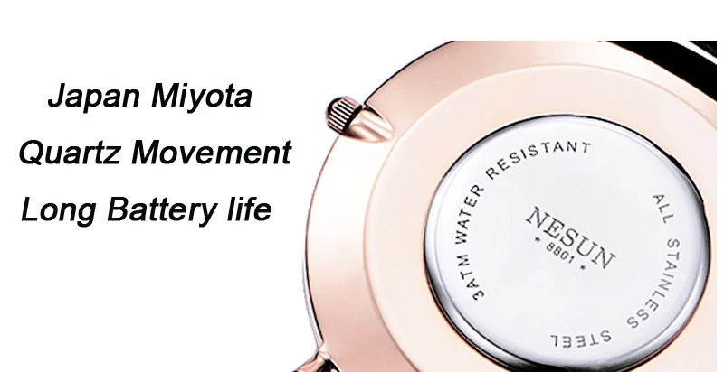 Marca De Luxo Japão MIYOTA Movimento de