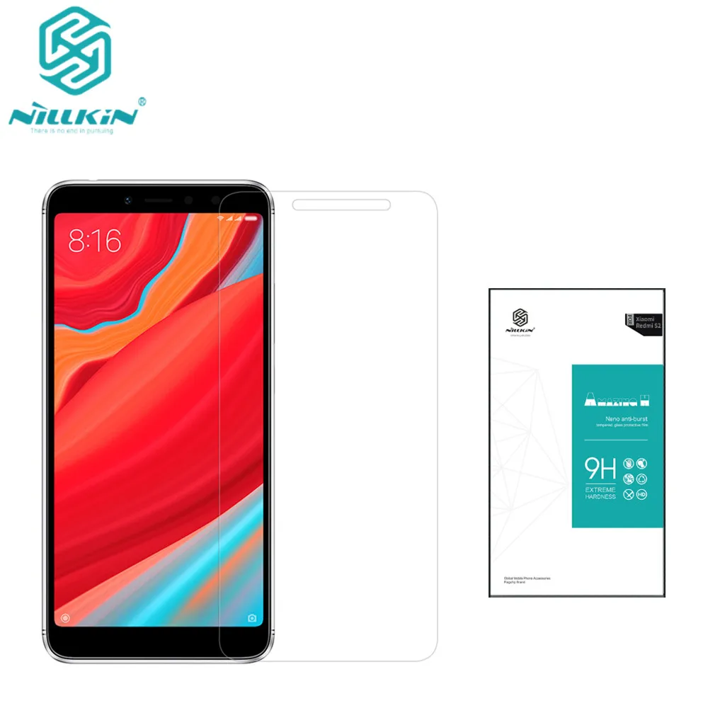Для xiaomi redmi S2 закаленное стекло Nillkin Amazing H Anti-Explosion 9H 0 3 мм протектор экрана для Y2 |