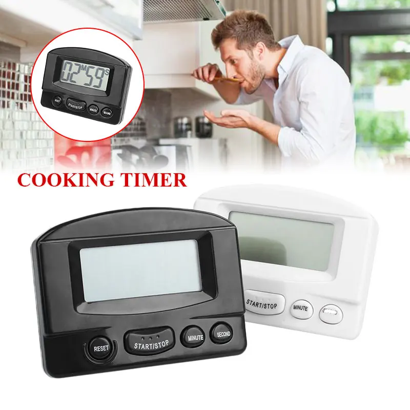 

Digital Countdown Timer Switch Kitchen LCD Timer Mini Outlet Cooking Chef Equipment Self-Timer Clock Accessories Home
