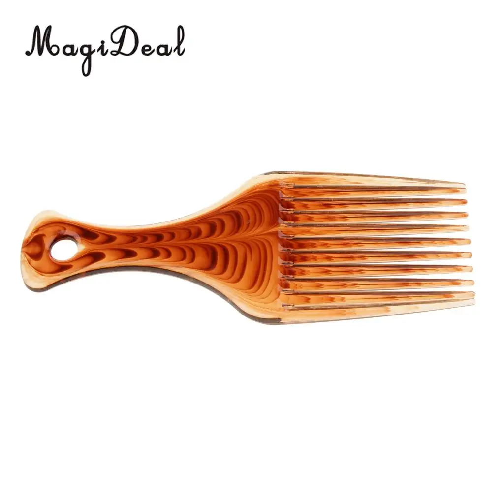 MagiDeal Professional Grade High Quality Hair Pick Afro Pick Wigs Hair Extensions Styling Pik Smooth Hair Tool Hair Pick Comb