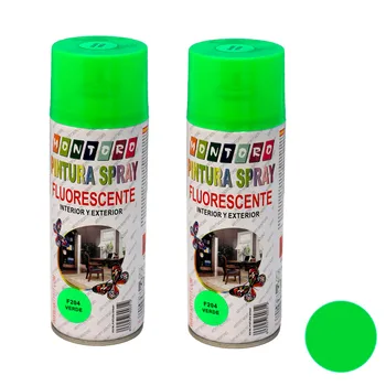 

Montoro-pack 2 canisters from spray paint Green Fluorescent F204 400 ml