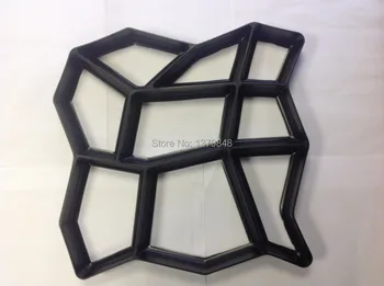 

10PCS/LOT DIY Stone Pavement mold for making pathways for your garden Concrete garden molds