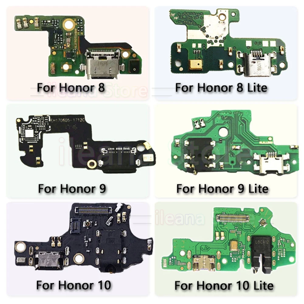 

For Huawei Honor 8 8C 8X Max 9 9i 10 Lite USB Date Charging Port Charger Dock Connector Flex Cable Phone Parts