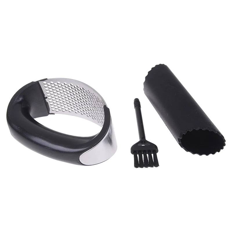 

1PC Stainless Steel Garlic Presses Manual Garlic Mincer Chopping Garlic Tools Curve Fruit Vegetable Tools