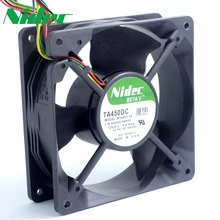 Nidec TA450DC B34262-34 12V 0.8A 12038 12cm large air flow cooling fan 120*120*38mm