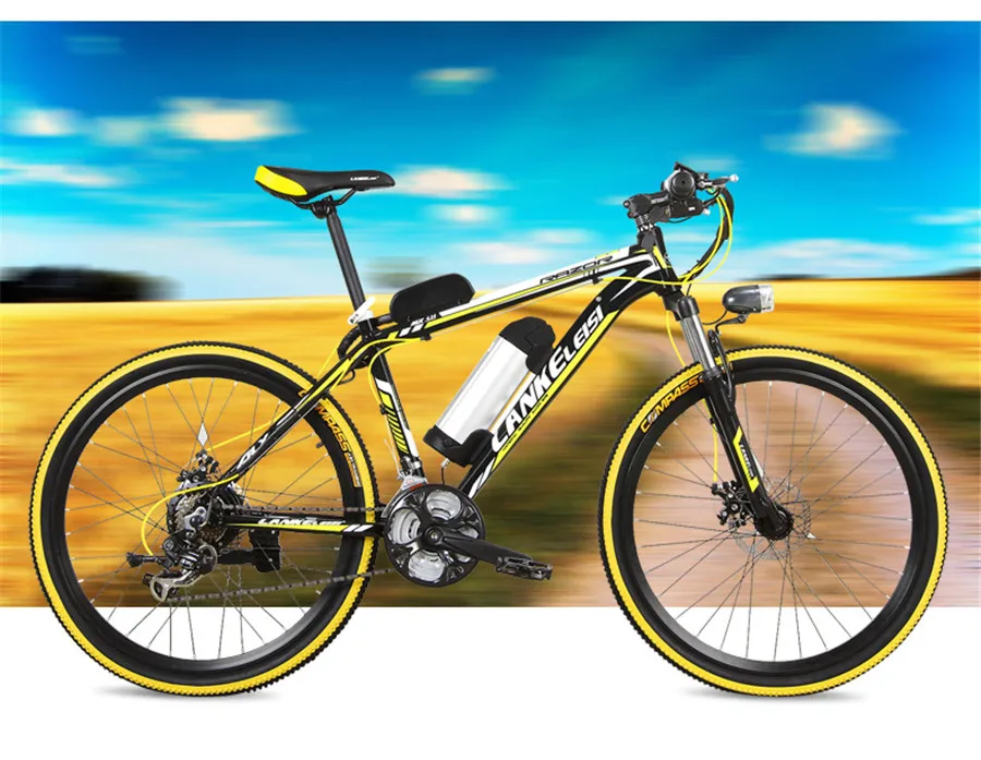 Cheap LANKELEISI electric bicycle 26 inch 36/48V Aluminum Alloy lithium electric bike adult mountain bike 27