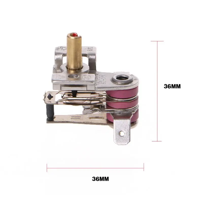 AC250V/16A Регулируемый переключатель температуры 90 градусов Цельсия биметаллический нагревательный термостат KDT-200 для Elextric нагреватель Электрический Железный духовой шкаф