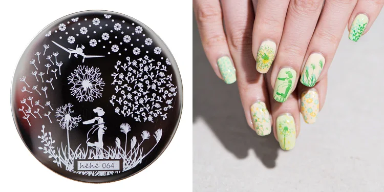 

1PC Nail Stamping Plate Image Transfer Templates Stamp Tool hehe64--The wind Hayao miyazaki series