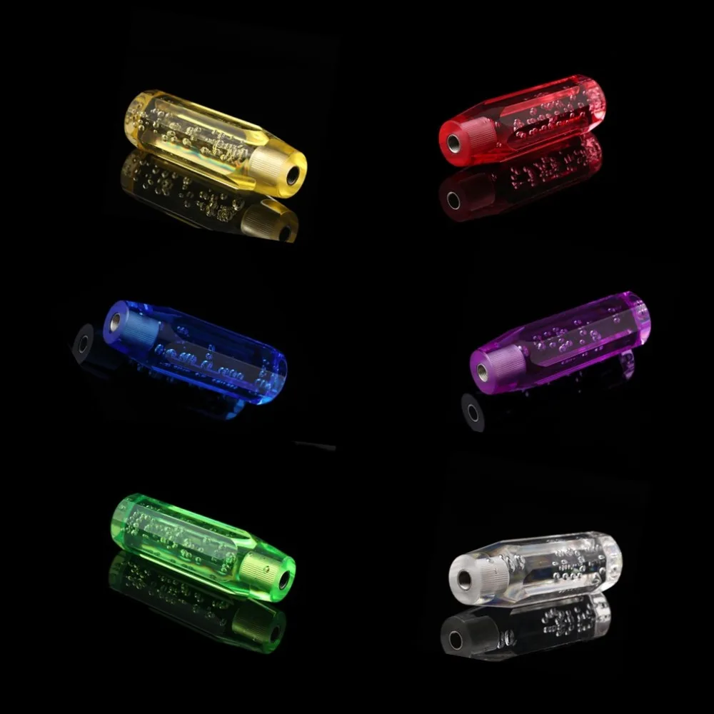 15CM Car SUV Universal Crystal Bubble Colorful LED Light Gear Shift Knob Shifter