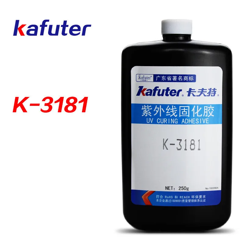 Аутентичный Kafuter 250 г K-3181 УФ-клей прозрачный клей Рыбная чаша витрина клей