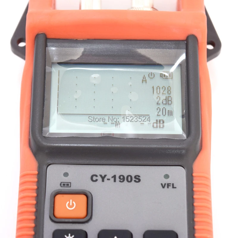 Оптическое волокно Ranger MINI OTDR CY190S Визуальный дефектоскоп Обнаружение