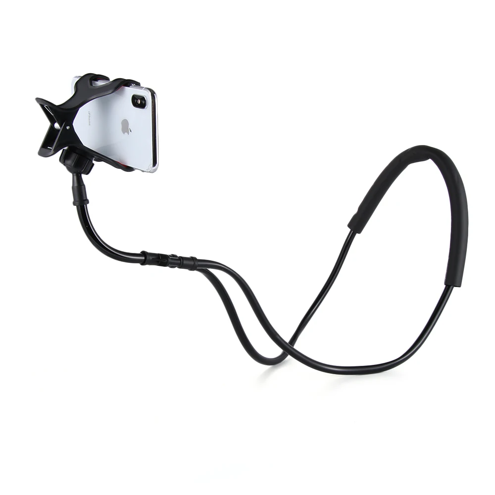

1PC Hanging Neck Mount Holder Lazy Cord Phone Stand Clips Necklace Support Cell Phone Smartphone Accessories