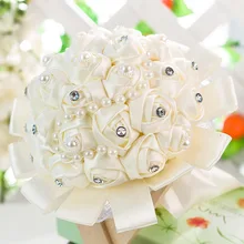 Искусственные Свадебные букеты цветок ручной работы горный хрусталь невесты Кристалл Свадебный букет de mariage