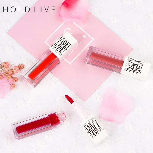 New HOLD LIVE 5Pcs/Lot #Matte#Lip#Gloss Set Waterproof 