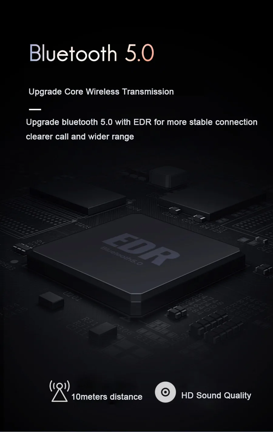CRDC Bluetooth 5,0 аудио ресивер стерео музыка беспроводной aux-приемник 3,5 мм разъем Bluetooth адаптер громкой связи вызов для динамика автомобиля