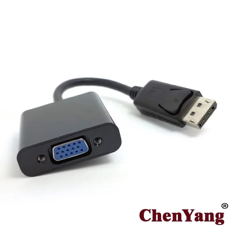 

Zihan DP DisplayPort Display Port Source to VGA Female Sink Monitor Projector Cable Support ATI Eyefinity Black