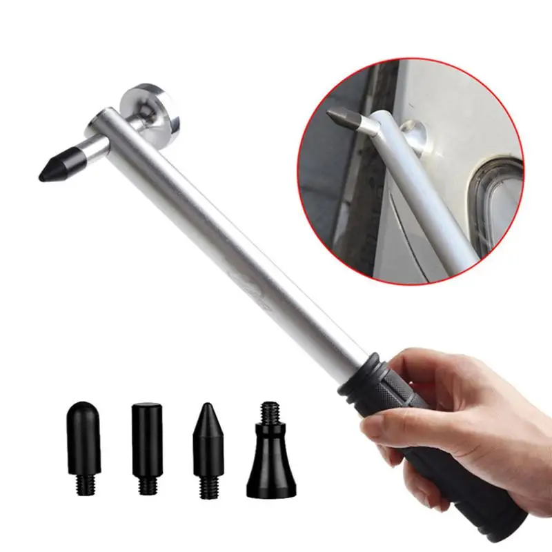 

1 PC Professional Car Body Tool Paintless Dent Metal Knockdown Tap Down Pen And Rubber Hammer Repairing Hand Tools For Car