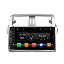 4 ГБ + 32 ГБ Octa Core 10,1 “Android 8,0 автомобилей Радио DVD мультимедиа gps для Toyota Prado 150 2014 2015 2016 2017 WI-FI Bluetooth