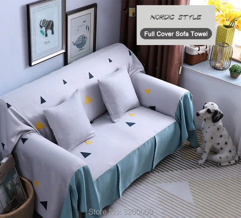 Высокое качество Европейский Стиль 3D вышитый диван полотенце полностью окруженный чехол Полный Чехол для дивана гостиная украшения