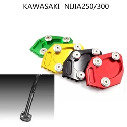 For Kawasaki Ninja 300 ZX300R 2013-2015 Ninja 250 ZX250R 2013-2016 Motorcycle Side Kick stand Pad Padel Extension Enlarge Plate For Kawasaki Ninja 300 ZX300R 2013-2015 Ninja 250 ZX250R 2013-2016 Motorcycle Side Kick stand Pad Padel Extension Enlarge Plate