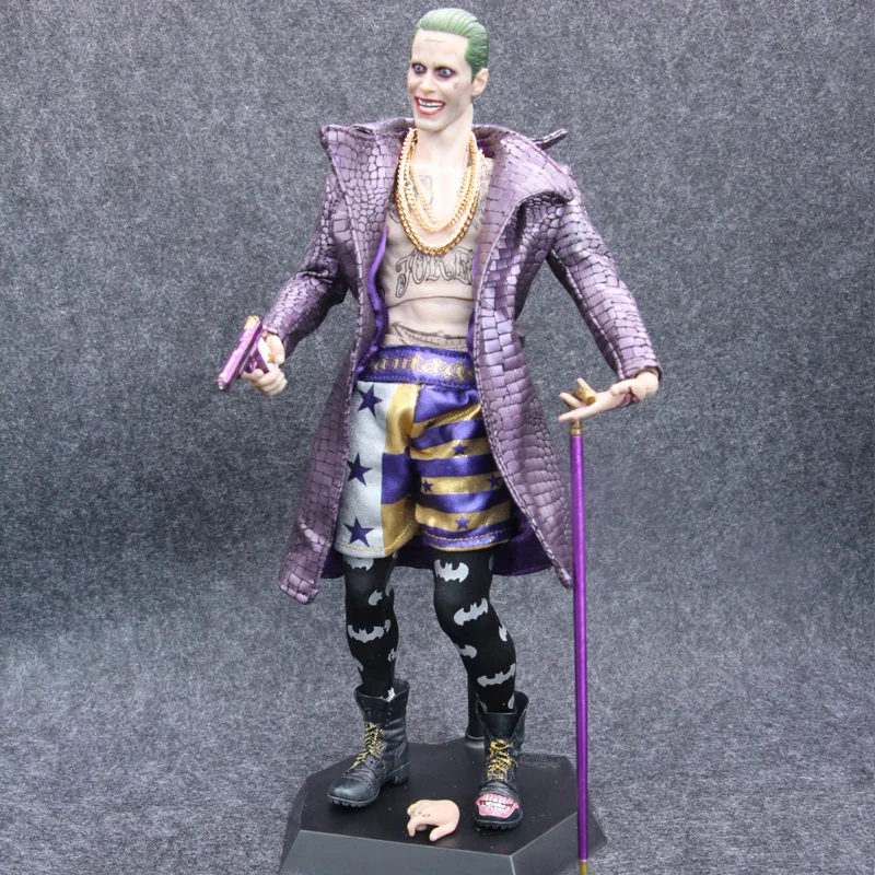 Сумасшедшие игрушки 1:6 DC отряд самоубийц Джокер с тканью фигурку ПВХ кукла аниме