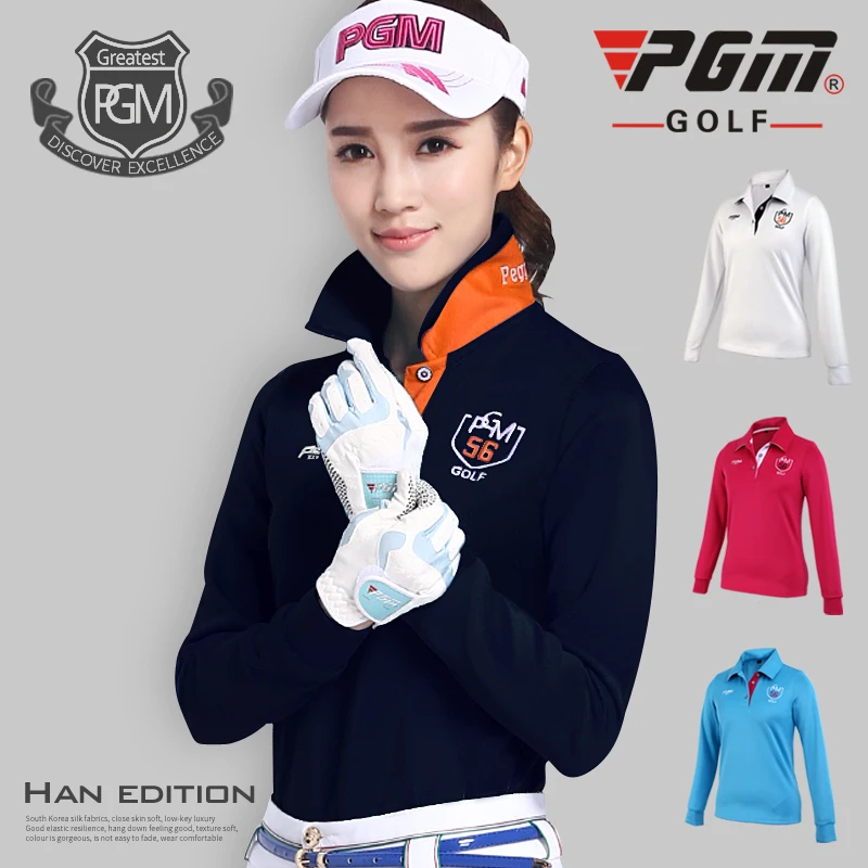 2017 golf shirts clothes women's long sleeve shirt south korean tops