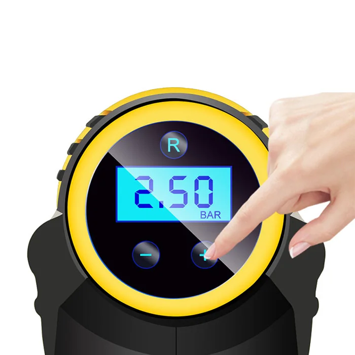 Skup Zeepin samochodowa pompa nadmuchiwana USB ładowanie bezprzewodowy ręczny elektryczny wyświetlacz cyfrowy pompa sprężarki powietrza LED Light dla wózka silnikowego