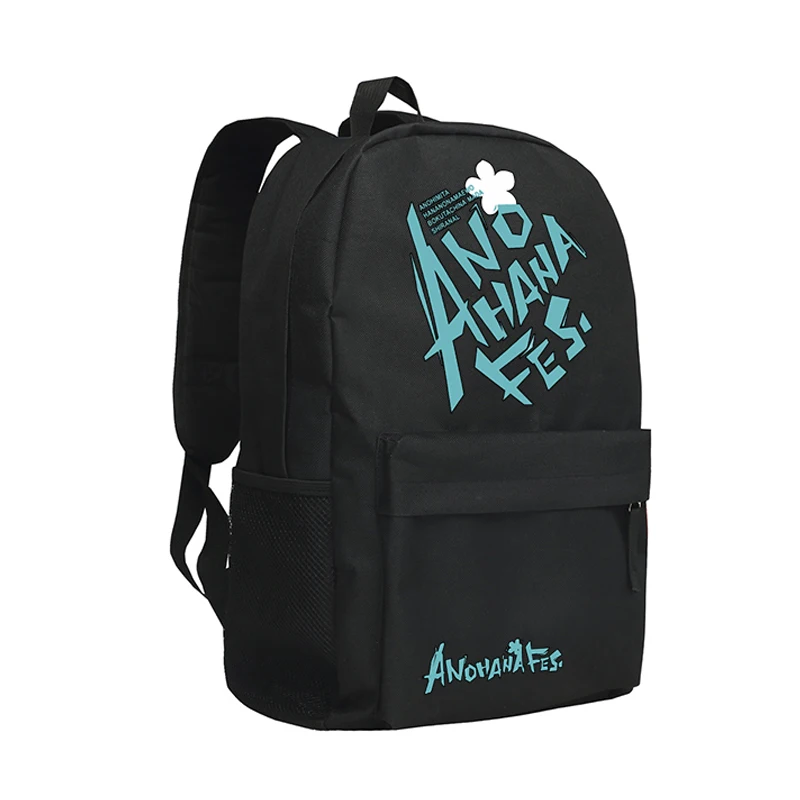 

Zshop School Bag Honma Meiko Backpack Anohana Fes Digital Printing Bookbags Boys and Girls Galaxy Backpacks