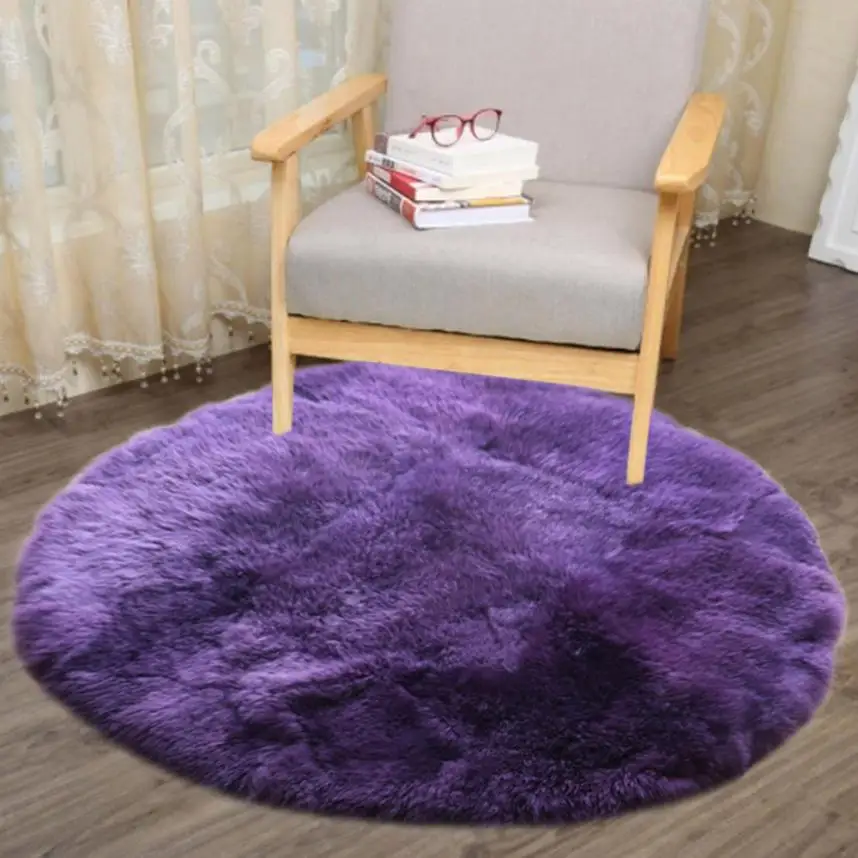 Soft Artificial Sheepskin Rug Chair Cover rugs and carpets for kitchen