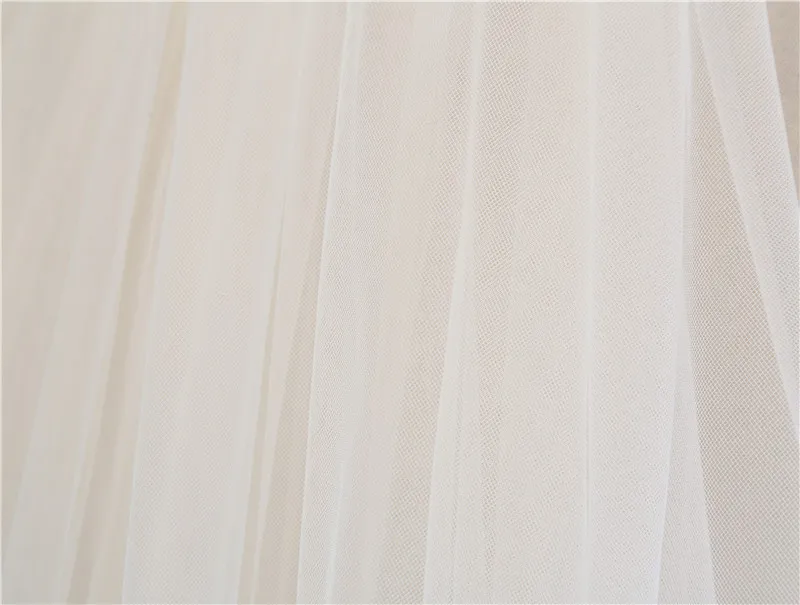 М 3,5 М Длинные Свадебные Аксессуары Фаты и Свадебные вуали 2018 с расческой два слоя собор Очаровательная кружево Velo Vail для невесты белый кот
