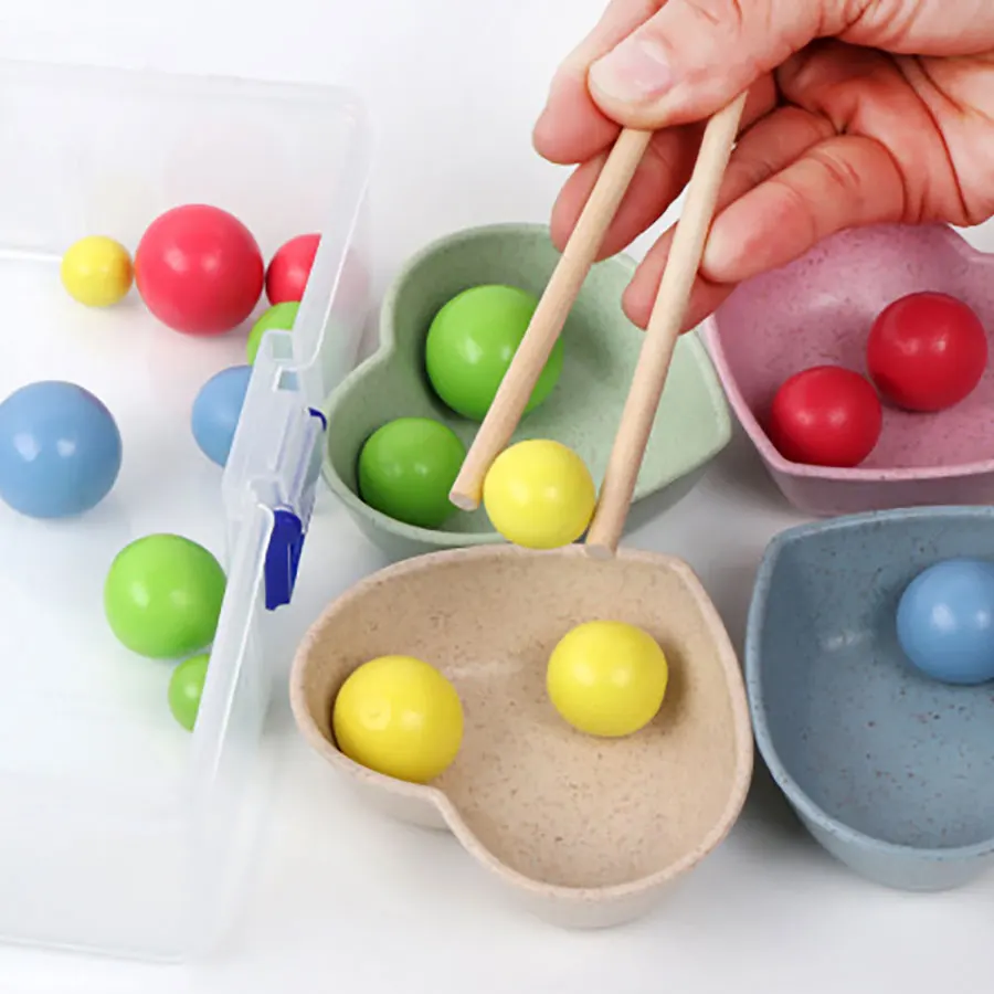  Montessori Practical Life Material Tableware Learning Teaching Aids Color Classification Educationa - 32991095736